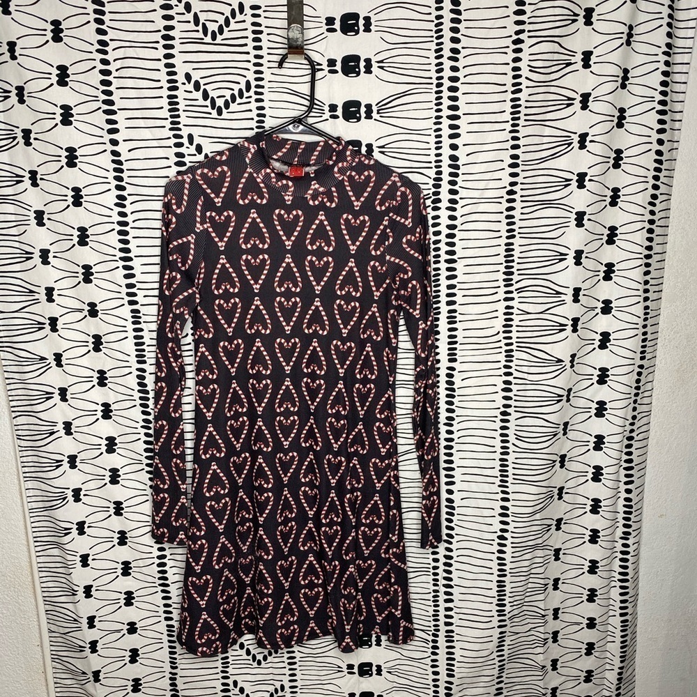 Candy Cane Print Dress